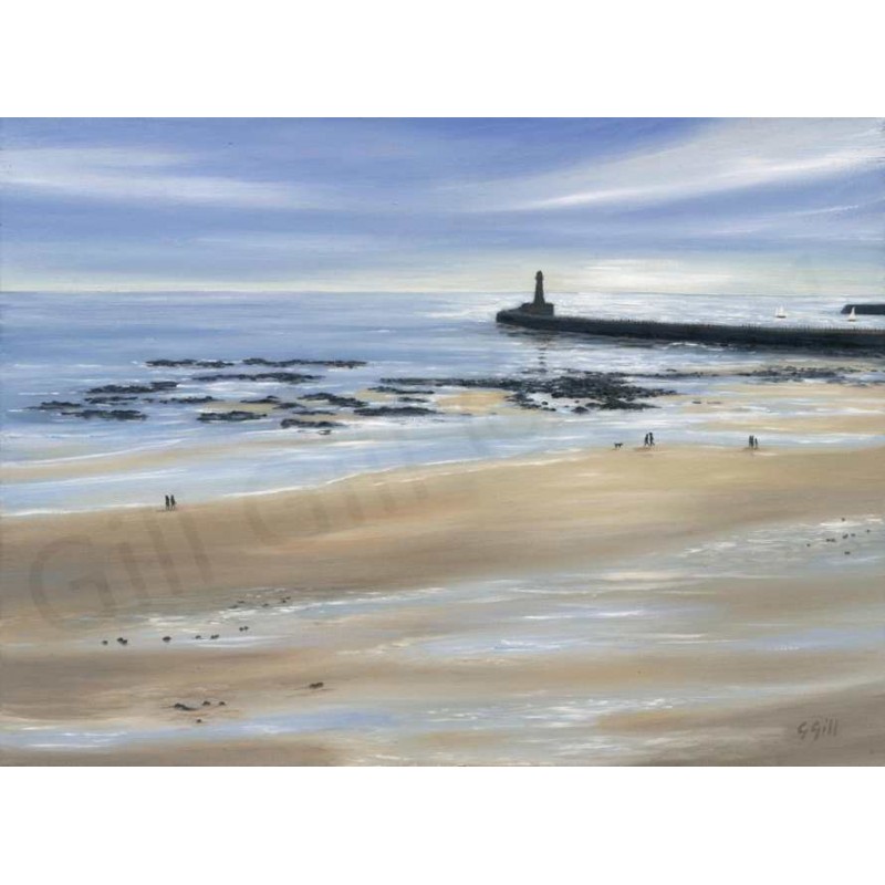 Down to Roker Beach by Gill Gill