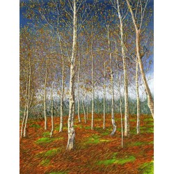Birch Trees 2009 by Paul Morgan Clarke