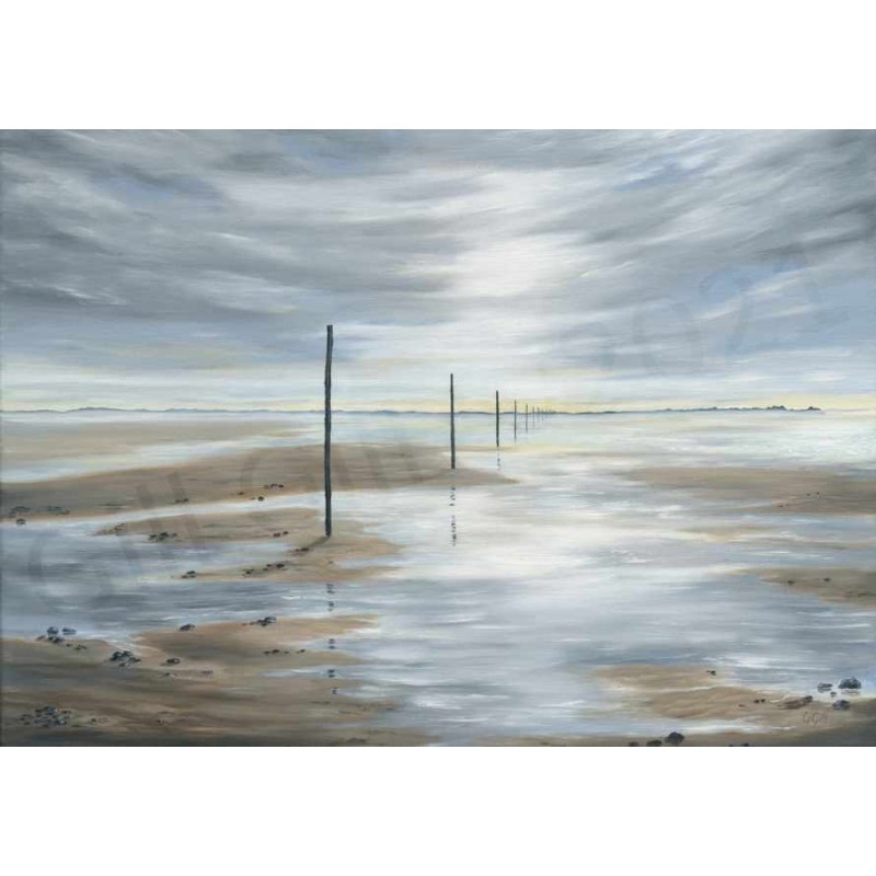 St. Cuthberts Way Lindisfarne by Gill Gill