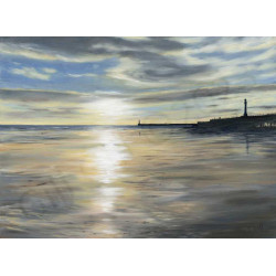 Low Tide Seaburn by Gill Gill