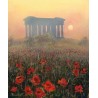 Penshaw Sunset Poppies by Robert Wild