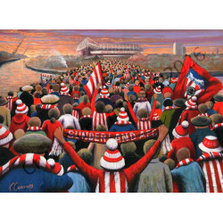 Keel Crossing Match Day by Chris Cummings - Wall Art