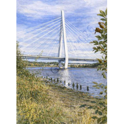 Spire Bridge by AI artwork - Wall Art