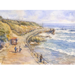 Cat and Dog Steps by AI artwork - Wall Art