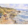 Cat and Dog Steps by AI artwork - Wall Art