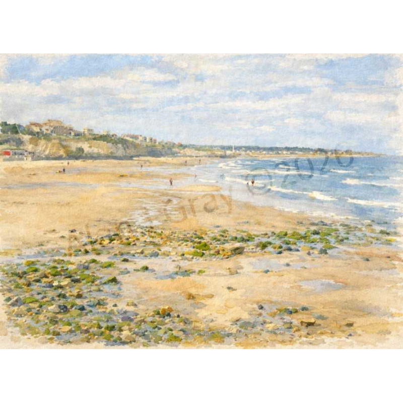 Roker Beach by AI artwork - Wall Art