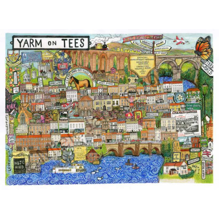 Yarm on Tees by Miele Jane - Wall Art