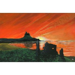 Holy Island Sunrise by Andrew Waller