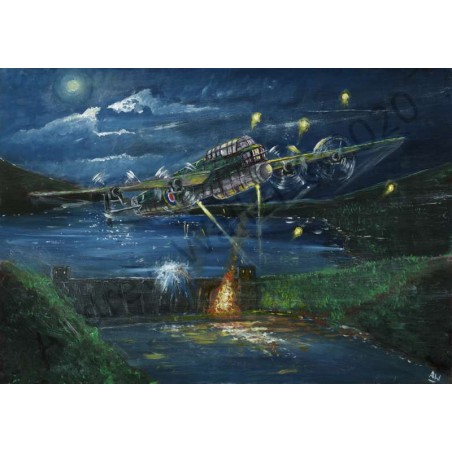 Heros of the Night Dambusters by Andrew Waller