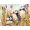 Puffins 3 by Vivian Riches