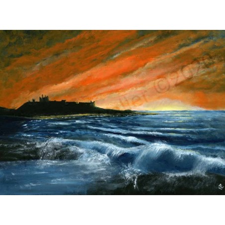 SunriseDunstanburgh by Andrew Waller