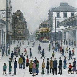 Binns Tram Sunderland 1920's by Robert Wild