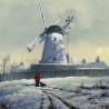 Fulwell Mill in the Snow by Robert Wild