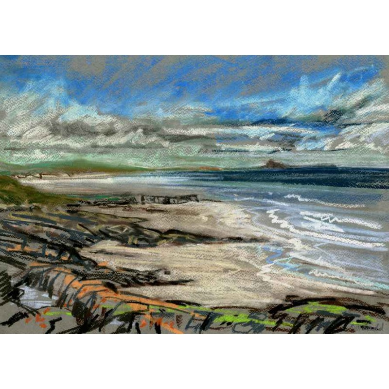 Budle Bay Northumberland by Roger Gadd