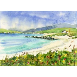 Alison's Beach  Barra by Roger Gadd